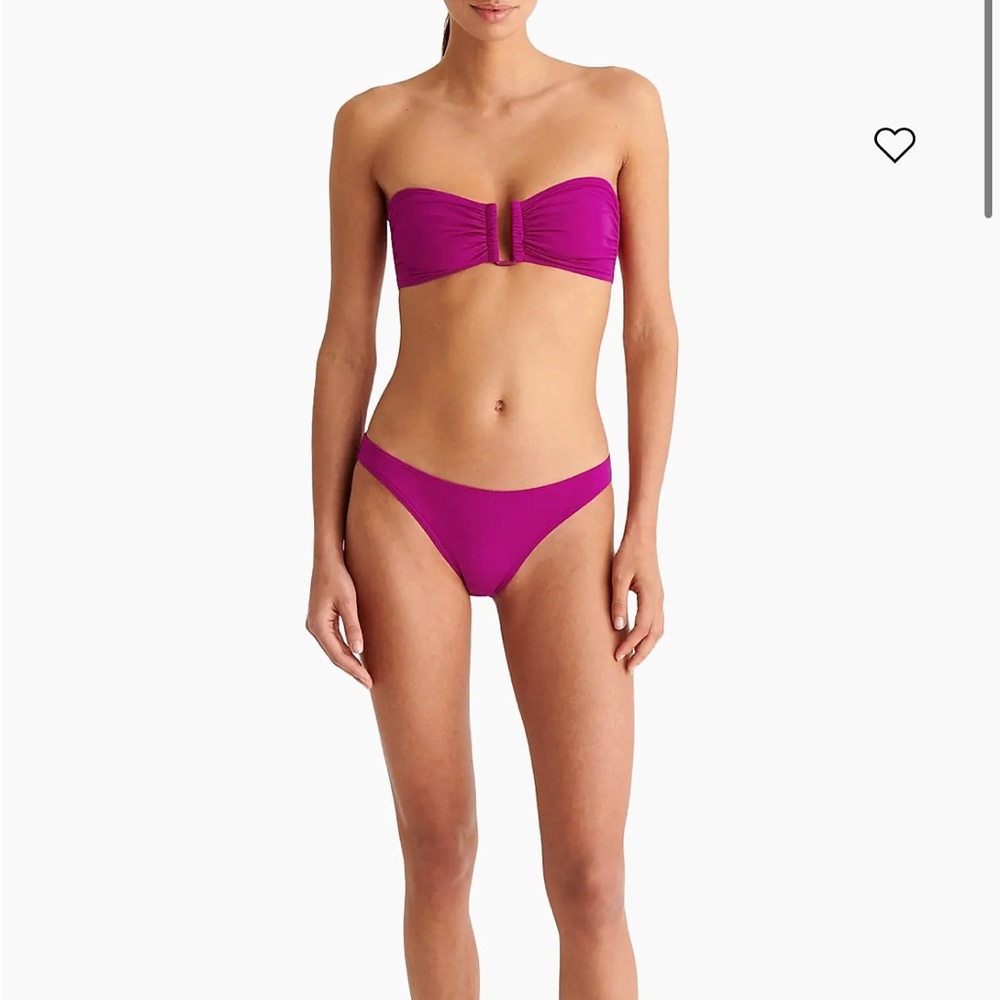 ERES Show Bandeau U-Hardware Top & Fripon Low-Rise Bikini Bottom in Sunset